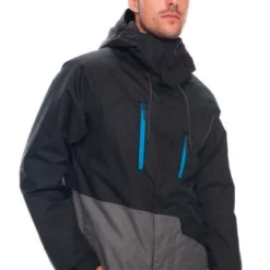 686 Geo Insulated Snowboard Jacket 10K Black 7 686 Geo Insulated Snowboard Jacket 10K Black -SKIBOETIEK 686 geo insulated snowboard jacket side black 20721