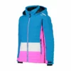CMP, 31W0735 Ski-jas Kinderen Turquioise Blauw 1 CMP, 31W0735 Ski-jas Kinderen Turquioise Blauw -SKIBOETIEK cmp 31w0735 aa jas gevoerd kinderen turquioise blauw 22cmpxx132v2 BI 02