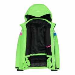 CMP, 32W0075 Ski-jas Kinderen Apple Fluo Groen -SKIBOETIEK cmp 32w0075 aa jas gevoerd kinderen apple fluo groen 22cmpxx137v1 BI 04