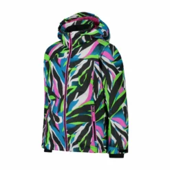 CMP, 39W2085 Ski-jas Kinderen Fluo Turchese Multicolor