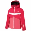 Dare2b, Belief II Ski-jas Kinderen Virtual Geranium Roze -SKIBOETIEK dare2b belief ii aa jas gevoerd kinderen virtual geranium roze 22dare2102v3 BI 02