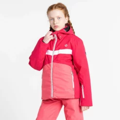 Dare2b, Belief II Ski-jas Kinderen Virtual Geranium Roze -SKIBOETIEK dare2b belief ii aa jas gevoerd kinderen virtual geranium roze 22dare2102v3 BI 08