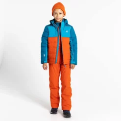Dare2b, Cheerful II Ski-jas Kinderen Fjord Blauw, Oranje 11 Dare2b, Cheerful II Ski-jas Kinderen Fjord Blauw, Oranje -SKIBOETIEK dare2b cheerful ii aa jas gevoerd kinderen fjord blauw oranje 22dare2107v2 BI 09
