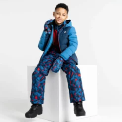 Dare2b, Cheerful II Ski-jas Kinderen Moonlight Denim Blauw -SKIBOETIEK dare2b cheerful ii aa jas gevoerd kinderen moonlight denim blauw 22dare2107v3 BI 09