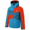Dare2b, Glee II Ski-jas Kinderen Fjord Blauw, Oranje -SKIBOETIEK dare2b glee ii aa jas gevoerd kinderen fjord blauw oranje 22dare2108v2 BI 02
