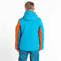 Dare2b, Glee II Ski-jas Kinderen Fjord Blauw, Oranje -SKIBOETIEK dare2b glee ii aa jas gevoerd kinderen fjord blauw oranje 22dare2108v2 BI 10