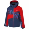 Dare2b, Glee II Ski-jas Kinderen Moonlight Denim Blauw, Rood -SKIBOETIEK dare2b glee ii aa jas gevoerd kinderen moonlight denim blauw rood 22dare2108v3 BI 02