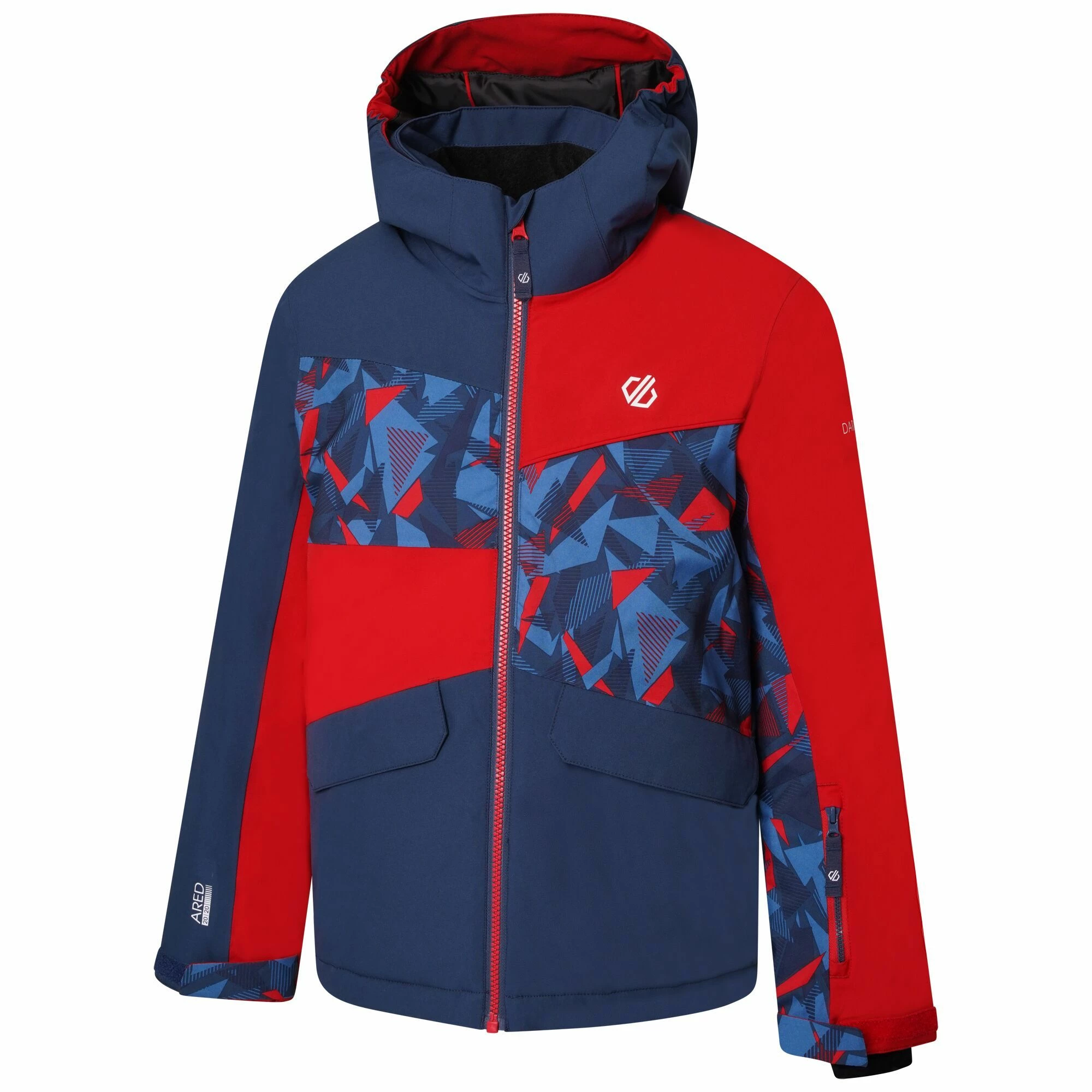 Dare2b, Glee II Ski-jas Kinderen Moonlight Denim Blauw, Rood 3 Dare2b, Glee II Ski-jas Kinderen Moonlight Denim Blauw, Rood
