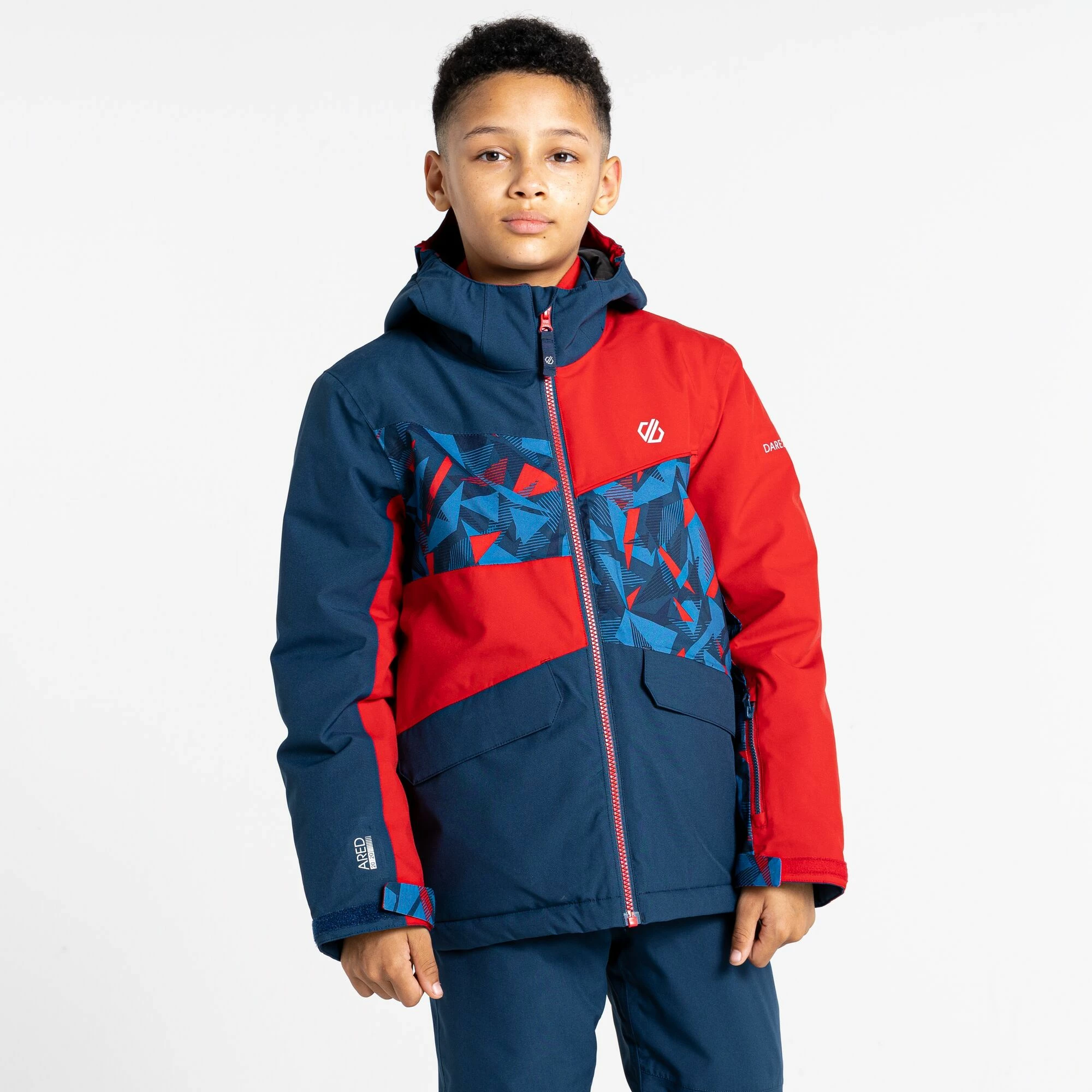 Dare2b, Glee II Ski-jas Kinderen Moonlight Denim Blauw, Rood 5 Dare2b, Glee II Ski-jas Kinderen Moonlight Denim Blauw, Rood - Afbeelding 3