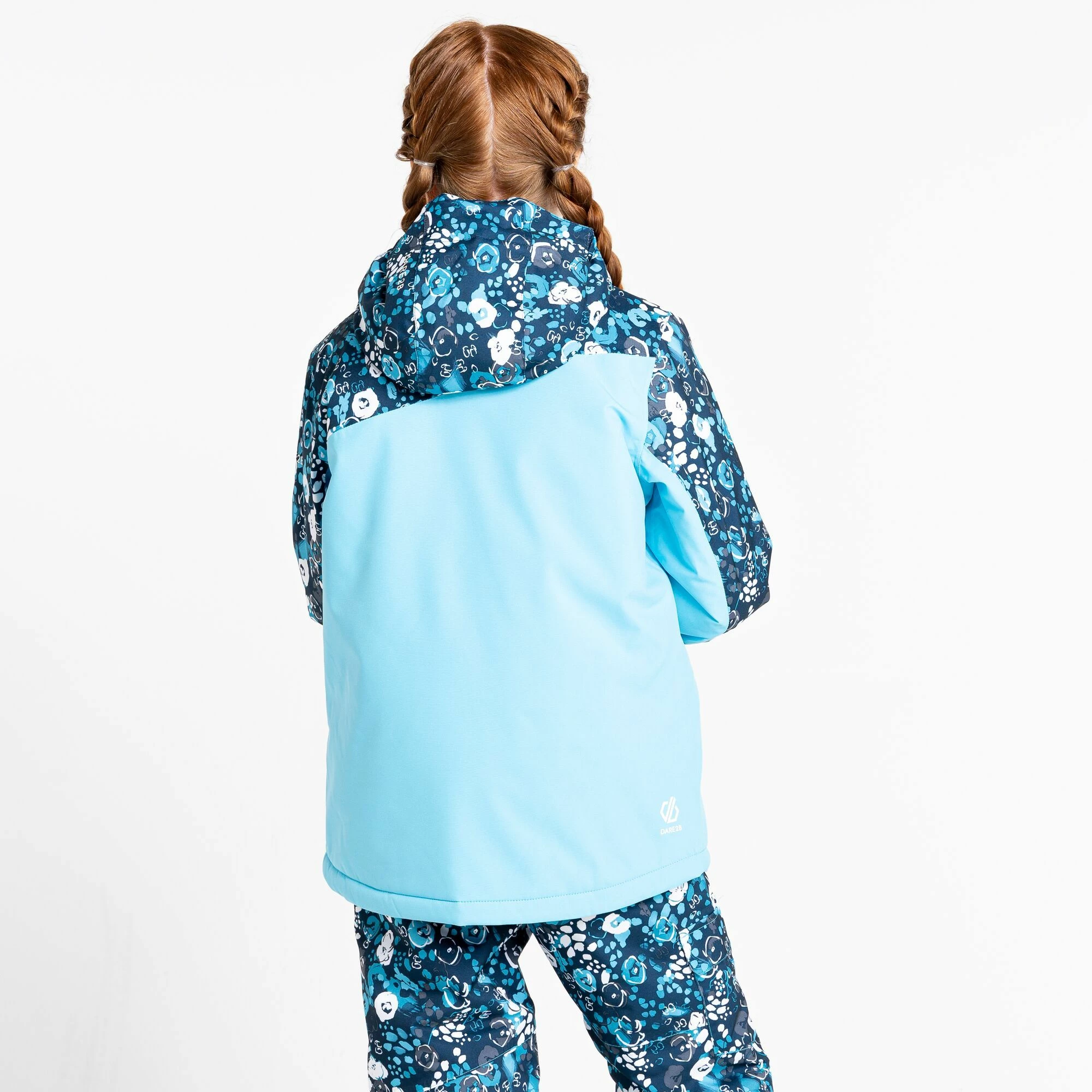 Dare2b, Humour II Ski-jas Kinderen Floral Print River Blauw 7 Dare2b, Humour II Ski-jas Kinderen Floral Print River Blauw - Afbeelding 5