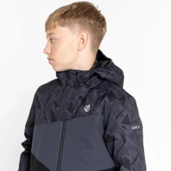 Dare2b, Humour II Ski-jas Kinderen Geo Print Zwart -SKIBOETIEK dare2b humour ii aa jas gevoerd kinderen geo print zwart 22dare2109v2 BI 07