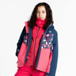 Dare2b, Humour II Ski-jas Kinderen Moonlight Denim Blauw -SKIBOETIEK dare2b humour ii aa jas gevoerd kinderen moonlight denim blauw 22dare2109v4 BI 07