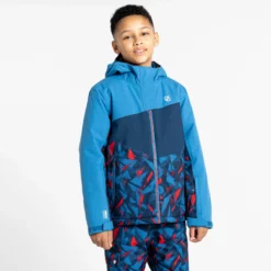 Dare2b, Humour II Ski-jas Kinderen Vallarta Blauw -SKIBOETIEK dare2b humour ii aa jas gevoerd kinderen vallarta blauw 22dare2109v3 BI 04