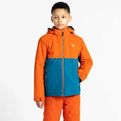 Dare2b, Impose III Ski-jas Kinderen Rusty Blauw, Oranje 10 Dare2b, Impose III Ski-jas Kinderen Rusty Blauw, Oranje -SKIBOETIEK dare2b impose iii aa jas gevoerd kinderen rusty blauw oranje 22dare2110v3 BI 08
