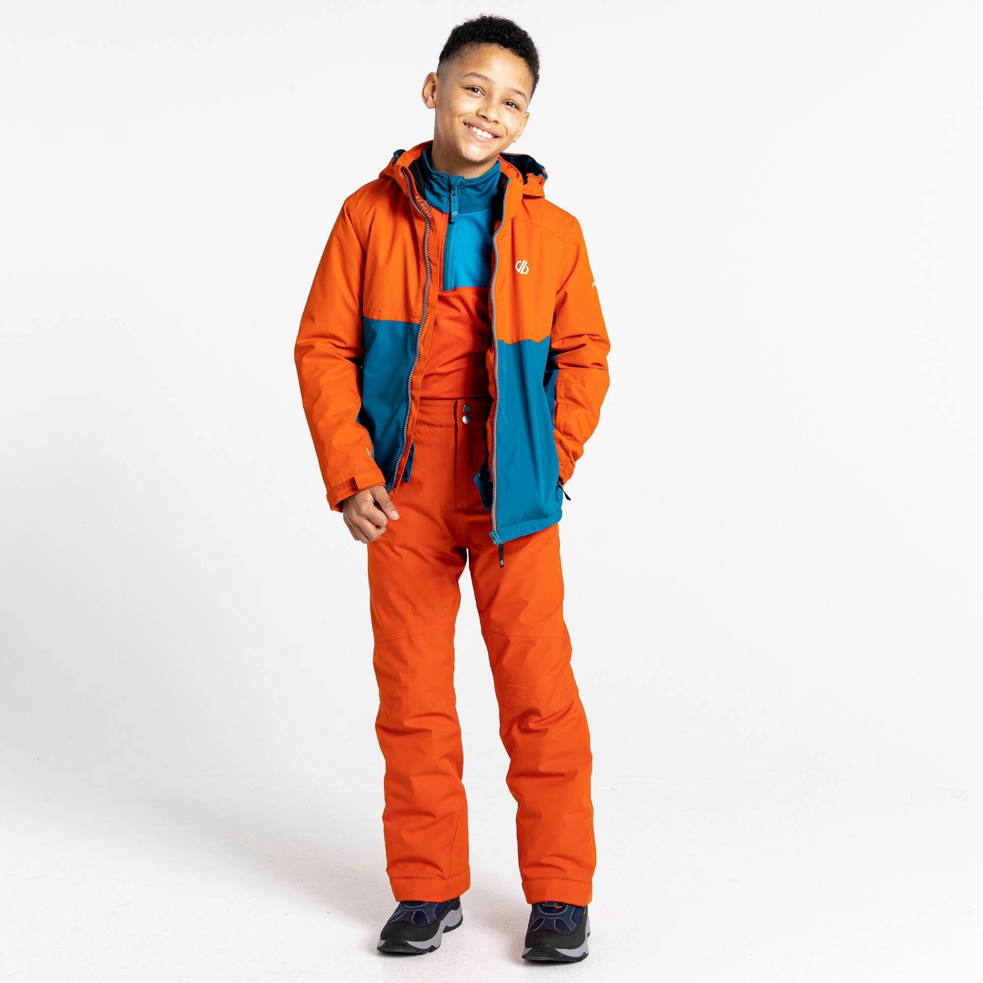 Dare2b, Impose III Ski-jas Kinderen Rusty Blauw, Oranje 6 Dare2b, Impose III Ski-jas Kinderen Rusty Blauw, Oranje - Afbeelding 4