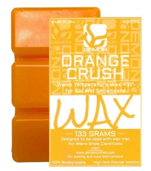 Demon Orange Crush Warm Ski And Snowboard Wax (113 Gr) 3 Demon Orange Crush Warm Ski And Snowboard Wax (113 Gr)