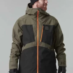 Picture Kory Snowboard Jacket Dark Army Green 10K -SKIBOETIEK picture kory snowboard jacket dark army green 10k model2 22139