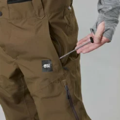 Picture Object Snowboard Pants Brown 20K (XXL Only) 14 Picture Object Snowboard Pants Brown 20K (XXL Only) -SKIBOETIEK picture object snowboard pants dark brown 20k pant saver 22133