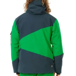 Picture Styler Snowboard Jacket Green 10K -SKIBOETIEK picture styler snowboard jacket green 10k 2020 model rear 21130