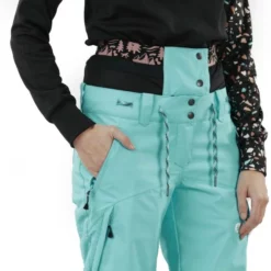 Picture Treva Snowboard Pant Ladies 10K Turquoise -SKIBOETIEK picture treva snowboard pant ladies pocket 10k turquoise 21781