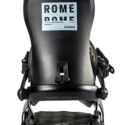 Rome 390 Boss Snowboard Binding Black -SKIBOETIEK rome 390 boss snowboard binding 2022 black highback21830