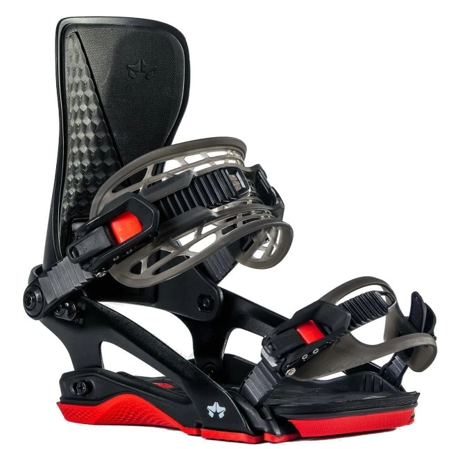 Rome 390 Boss Snowboard Binding Black-red 3 Rome 390 Boss Snowboard Binding Black-red