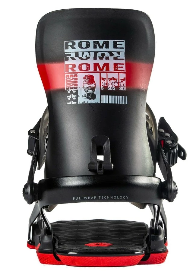 Rome 390 Boss Snowboard Binding Black-red 5 Rome 390 Boss Snowboard Binding Black-red - Afbeelding 3