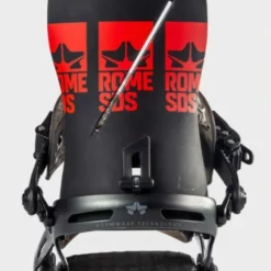 Rome Katana Snowboard Binding Black-red -SKIBOETIEK rome katana snowboard binding black red highback 21835