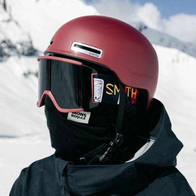 Smith Maze MIPS Snowboard Helmet Matte Sangria 4 Smith Maze MIPS Snowboard Helmet Matte Sangria - Afbeelding 2